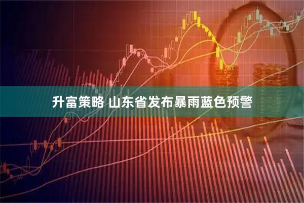 升富策略 山东省发布暴雨蓝色预警